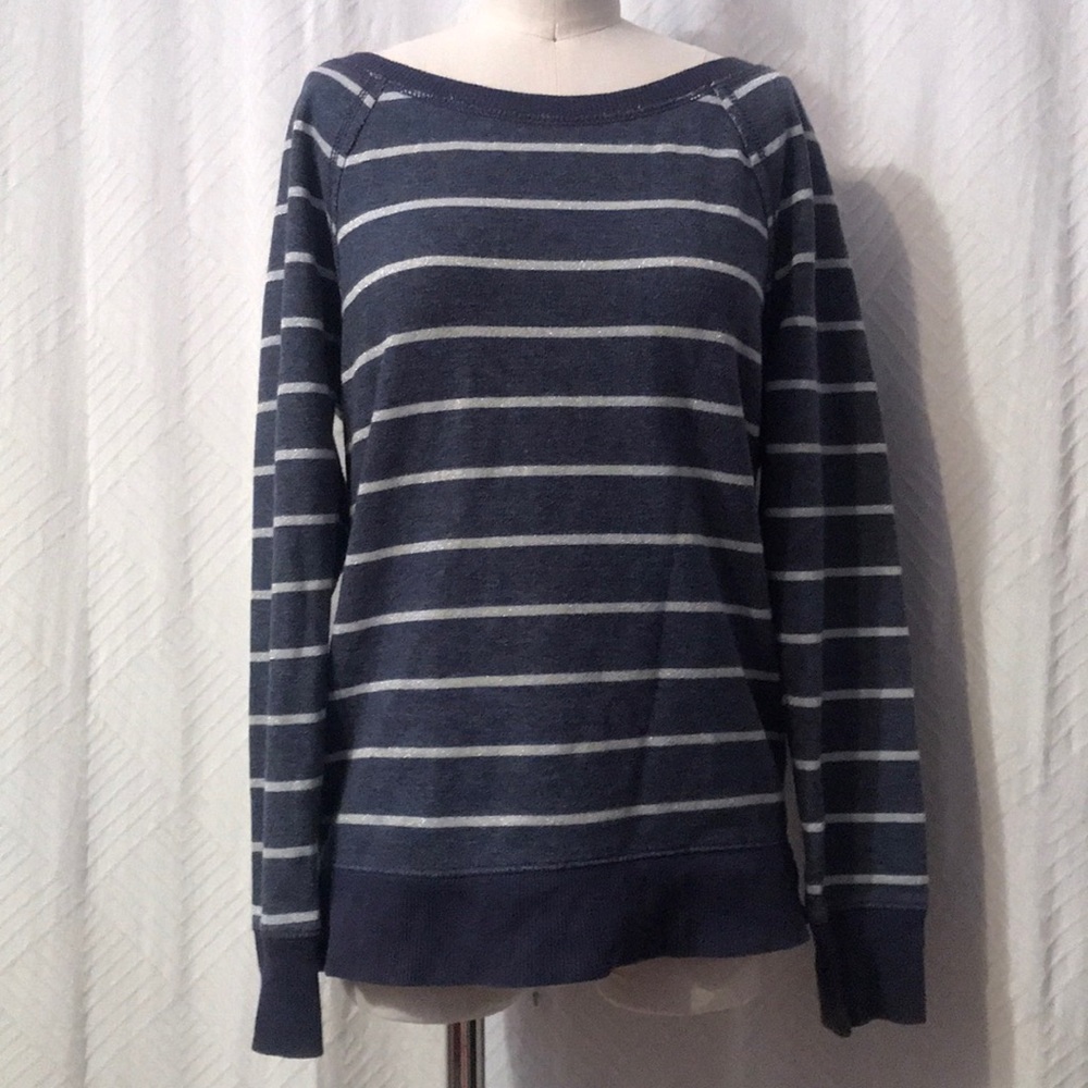 American Eagle Striped Pullover